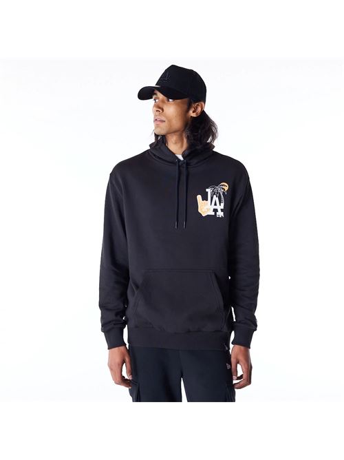 MLB FOOD GRPHC OS HOODIE LOSDOD  BLKWHI NEW ERA | 60564772/BLKWHI